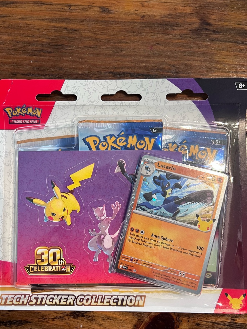 Authentic sealed Pokemon 30th Celebration Tech Sticker Collection🌟🌟🌟